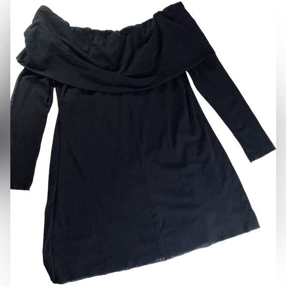 Petit Pois By Viviana G  Double Mesh Off The Shoulder Top - Large - Picture 11 of 12